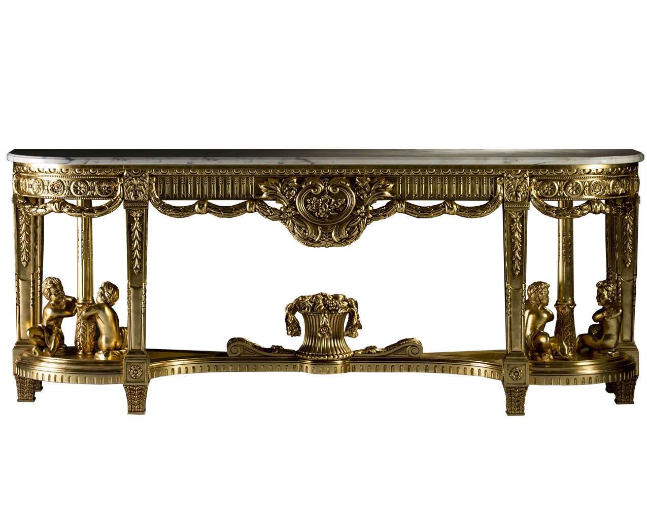 CONSOLE SINGULAR PIECES GOLDEN W